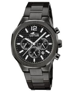 Herrenuhr Lotus Armbanduhr schwarz Chronograph 18849/1