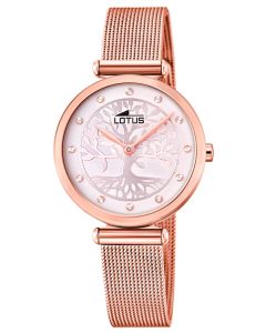 Damenuhr Lotus Armbanduhr Edelstahl silber rose 18180/2 Datum