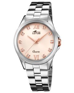 Damenuhr Lotus Trendy Armbanduhr Edelstahlband silber rose 18142/2
