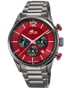 Herren Armbanduhr Lotus Watch Edelstahlband Chronograph 18686/5