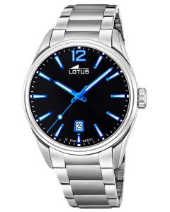 Lotus Herren Armbanduhr Datum Edelstahlarmband 18692/6