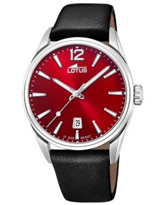 Lotus Herren Armbanduhr Lederband Datum 18693/5
