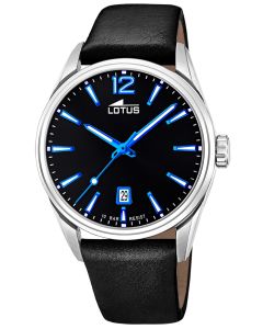 Lotus Herren Armbanduhr Lederband Datum 18693/6