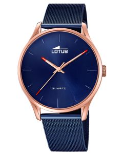 Lotus Herren Armbanduhr 18816/1 Edelstahlband blau