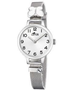Lotus Teeny Armbanduhr 15828/1 Kleeblatt Edelstahlband