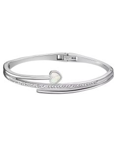 Lotus Style Damen Armreif Armband Herz Perlmutt Strass LS1843-2/6