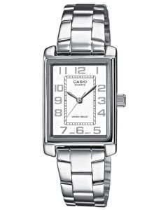 Casio Damen Armbanduhr Edelstahlband LTP-1234PD-7BEG