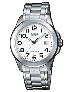 Casio Herren Uhr MTP-1259PD-7BEG Edelstahlband Datum
