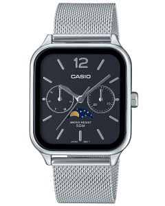 Casio Uhr Herrenuhr Meshband Mondphase MTP-M305M-1AVER