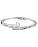 Lotus Style Damen Armreif Armband Herz Perlmutt Strass LS1843-2/6
