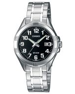 Casio Uhr Damenuhr LTP-1308PD-1BVEF schwarz silber