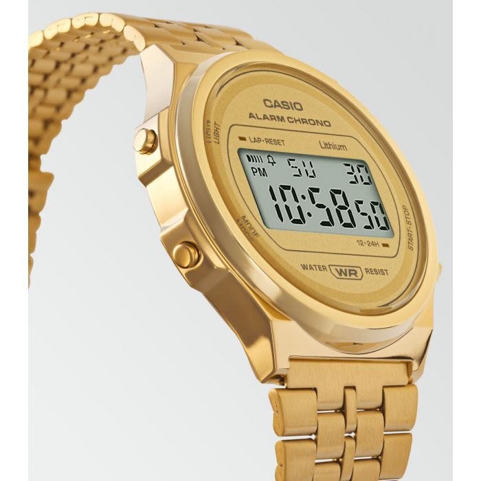 Casio Uhr Damen Digitaluhr Armbanduhr Vintage A171WEG-9AEF