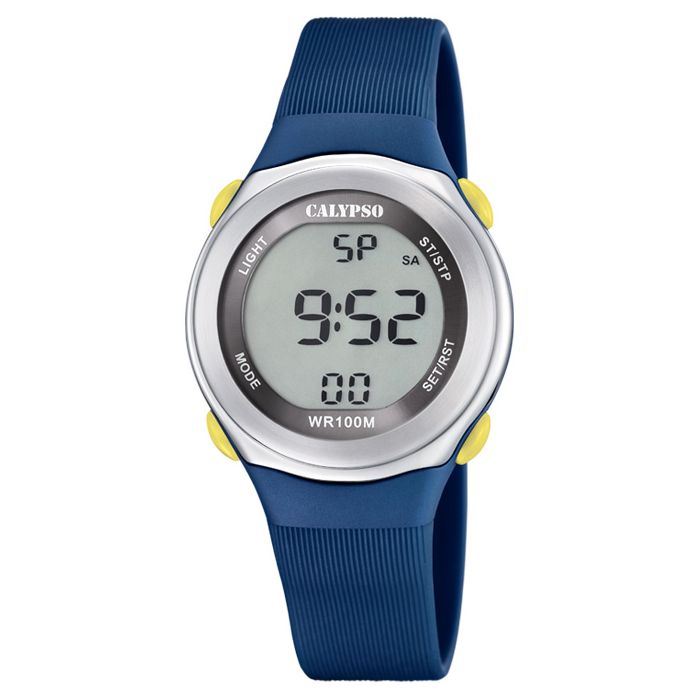Kinderuhr Digital Armbanduhr blau Calypso Watch K5822/2