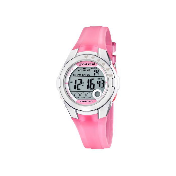 Armbanduhr Uhr Mädchen Kinderuhr Digitaluhr Calypso K5571/2