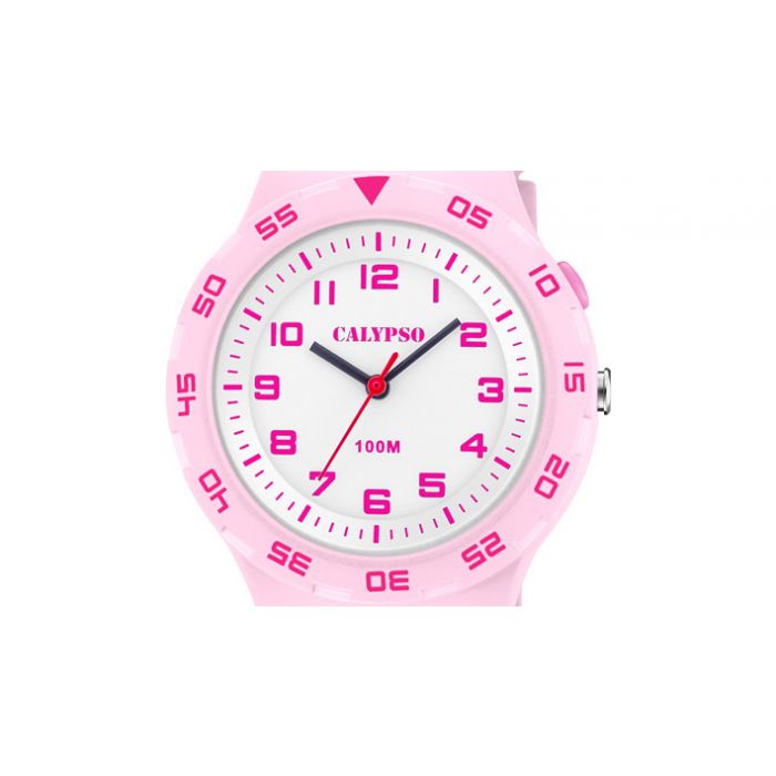 Kinderuhr Mädchen Armbanduhr rosa Calypso K5797/1