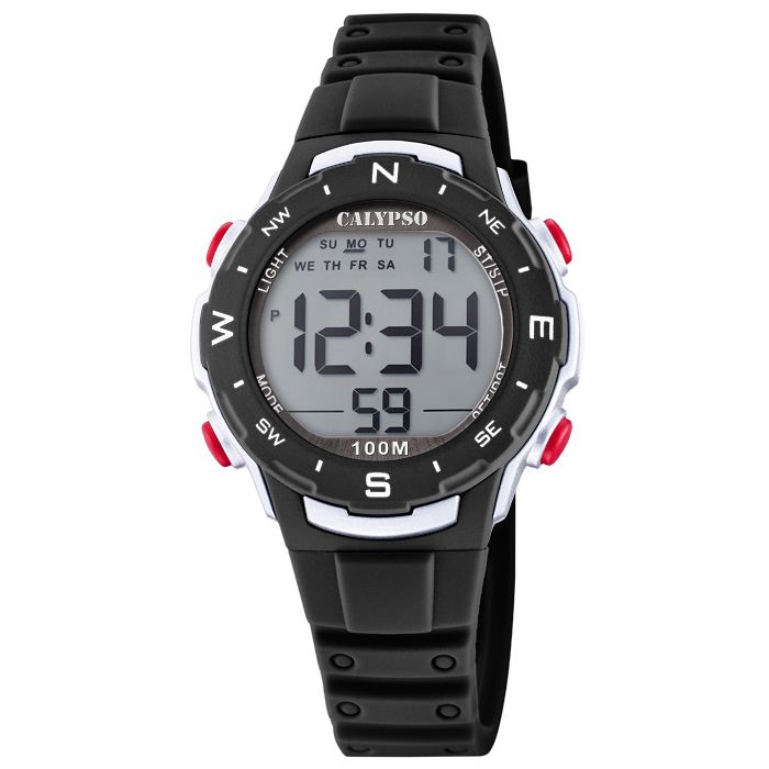 Kinder Jungen Digital Uhr Calypso Armbanduhr K5801/6