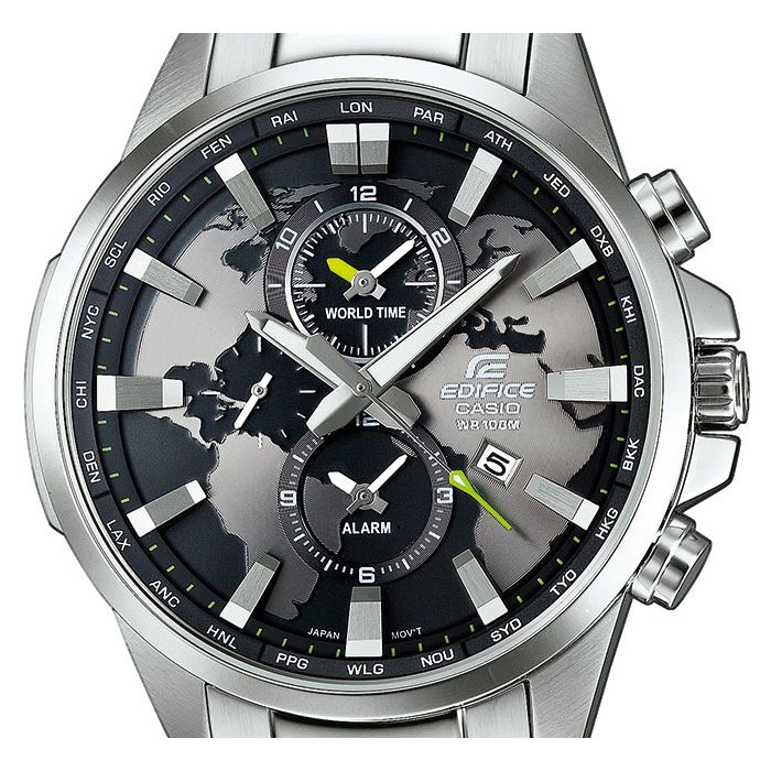 Edifice world time watch outlet