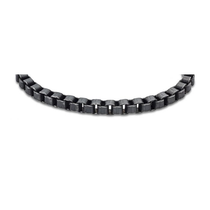 Style LS2109-2/2 Armband schwarz Lotus Edelstahl Männerarmband
