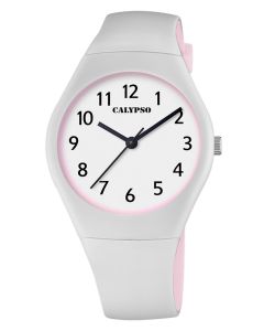 Calypso Armbanduhr Damenuhr weiss K5791/A