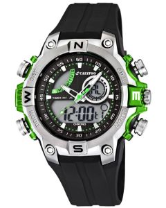 Calypso by Festina Uhr Analog Digital Herrenuhr K5586/3 schwarz grün