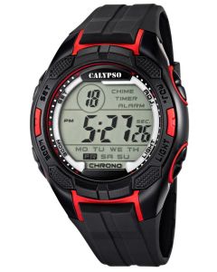 Calypso by Festina Herren Digital Uhr K5627/3 schwarz rot 10 ATM