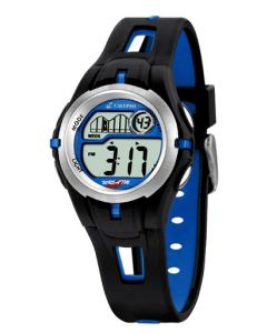 Calypso by Festina Kinder Uhr digital K5506/3 schwarz blau Armbanduhr Silikon
