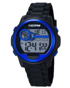 Calypso Digital Herrenuhr K5667/3 Digital Uhr schwarz blau