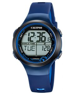 Digitaluhr Calypso Armbanduhr Unisex Uhr digital K5799/5 blau