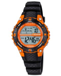 Calypso by Festina Sport Armbanduhr Jugend Uhr K5684/7 schwarz orange