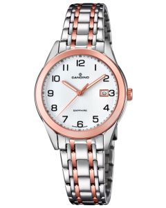 Candino Damen Uhr C4492/5 Edelstahl Armbanduhr Saphirglas Datum