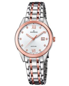 Candino Damen Uhr C4492/5 Edelstahl Armbanduhr Saphirglas Datum