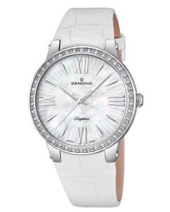 Candino Uhr Damen Armbanduhr C4597/1 Saphirglas Lederband