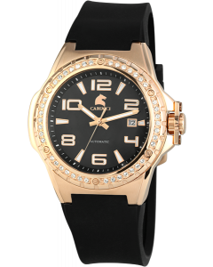 Carucci Damen Automatik Uhr Damenuhr CA2212GD braun vergoldet Carini