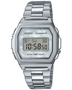 Casio Retro Uhr AQ-230GA-9DMQYES Ziffernblatt weiß vergoldet