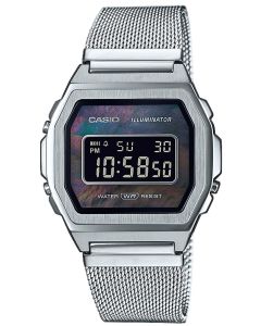 Casio Retro Uhr AQ-230GA-9DMQYES Ziffernblatt weiß vergoldet