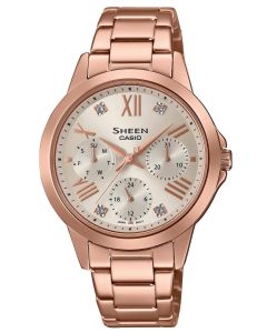 Damenuhr Armbanduhr Casio SHEEN Uhr SHE-3516PG-9AUEF