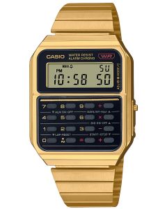 Casio Vintage Armbanduhr Taschenrechner-Uhr CA-500WEG-1AEF