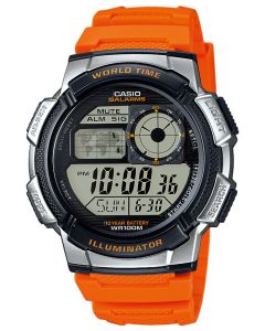 Casio Uhr AE-1000W-1BVEF Digital Uhr schwarz silber