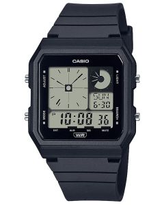 Casio Digital Uhr LF-20W-1AEF Unisex schwarz 4 Zeitzonen Digitaluhr