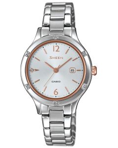 Casio Damen Uhr LTP-1302PD-7A1VEF Edelstahl weiß