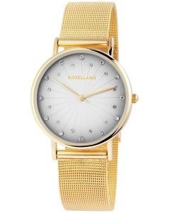 Excellanc Damen Uhr Flower Power Armbanduhr Keep Calm and Carry on