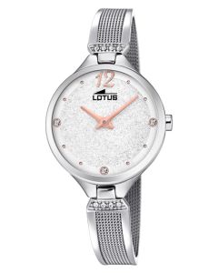 Damenuhr Lotus Armbanduhr Edelstahl silber rose 18180/2 Datum