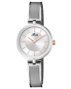Damenuhr Lotus Armbanduhr Edelstahl silber rose 18180/2 Datum