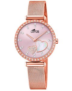 Damenuhr Lotus Armbanduhr Edelstahl silber rose 18180/2 Datum