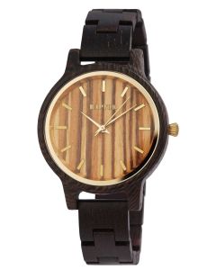 Raptor Herrenuhr Holz-Armbanduhr olivgrün Holzuhr