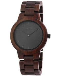 Raptor Herrenuhr Holz-Armbanduhr olivgrün Holzuhr