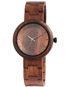 Raptor Herrenuhr Holz-Armbanduhr olivgrün Holzuhr