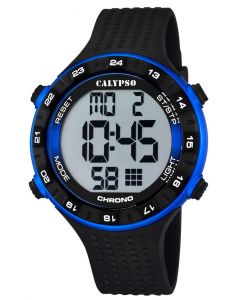 Calypso Herren Armbanduhr Digital Uhr K5663/2 schwarz blau