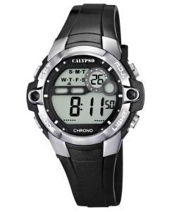 Digitaluhr Calypso by Festina Damen Uhr K5617/6 schwarz 10 ATM