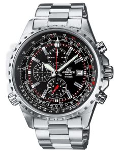 Casio Edifice Uhr EF-527D-1AVEF Herrenuhr Edelstahl massiv